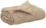 vidaXL Sommerdecke Taupe 220 x 240 cm Mikrofaser