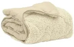 vidaXL Sommerdecke Creme 200 x 200 cm Mikrofaser und Teddy-Fleece