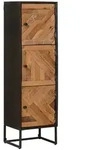 vidaXL Highboard 35 x 30 x 120 cm Massiv Holz und engineered Wood