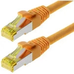 Helos Patchkabel S/FTP Cat 6a gelb 15,0m