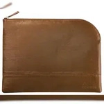 Rhodiarama Etui aus Kunstleder mit Rei&szlig;verschluss, 21x28 cm - Bronze 116719C