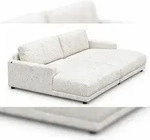 KAWOLA Big Sofa MARLIN Stoff beige