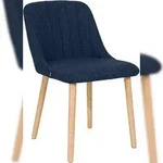 CLP Esszimmerstuhl Arie Stoff Stoff HBT: 82x49x56 cm blau