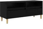 vidaXL TV-Schr&auml;nk Schwarz Eichen-Optik 100x34,5x44,5 cm