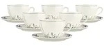 Seltmann Weiden Savona Provence Milchkaffeetasse mit Untertasse 340 ml 6er Set