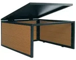 Proregal M&auml;hroboter-Garage XL mit klappbarem Dach | HxBxT 35x60x70cm | WPC...