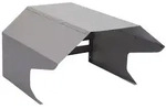 Proregal M&auml;hroboter-Garage | HxBxT 41x60x70cm | Metall | Grau | Dach...