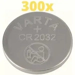 300x Varta Lithium 3V CR2032-P Bulk 3V/220mA lose CR 2032