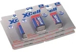 5x XCell X9V-B Lithium 9V Block Batterie 1200mAh im Blister - passend f&uuml;r