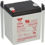 Yuasa NP4-12 AGM-Bleiakku 12V 4Ah &ndash; Faston F1 4,8 mm