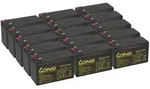 15x Kung Long WP7,2-12A F2 AGM-Akkus 12V 7,2Ah &ndash; passend f&uuml;r Benning Enertronic S