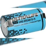 Ultralife UHE-ER34615 bobbin cell U-L&ouml;tfahne - D Rundzelle...