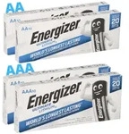 40x Energizer Ultimate Lithium Set - 20x AA L91 + 20x AAA L92 - 1,5V