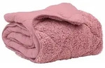 vidaXL Sommerdecke Rosa 240 x 260 cm Mikrofaser und Teddy-Fleece
