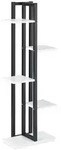Relaxdays Pflanzenregal, Blumentreppe mit 5 Ablagen, HBT 117 x 43 x 22 cm, Stahl u.