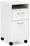KADIMA DESIGN Rollcontainer WL5.901 Wei&szlig; 33x63x38 cm Schreibtisch-Unterschrank...