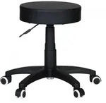 KADIMA DESIGN Hocker Design Arbeitshocker Kunstleder Schwarz Sitzhocker mit...