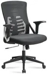 KADIMA DESIGN B&uuml;rostuhl Schwarz Mesh-Bezug Schreibtischstuhl bis 120 kg,...