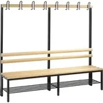 C+P Garderobenbank 8052100S10000 1650x1960x403mm sgr