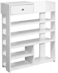 KADIMA DESIGN Design Schuhregal 75 x 92,5 x 24 cm Flurregal Wei&szlig;, Hohes...