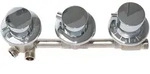 AcquaVapore Ersatz Thermostat Armatur 4 fach Umschalter Dusche D46-DF