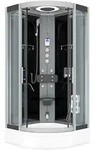 AcquaVapore Dampfdusche Duschkabine Sauna Dusche D58-63T3-EC 100x100 cm mit 2K