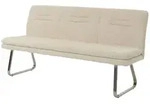 Mendler Sitzbank HWC-H70, Esszimmerbank Bank Polsterbank, Lehne Stoff/Textil...