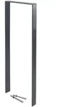 Baumarktplus Fahrradanlehnb&uuml;gel 119 x 39 cm Flachstahl 13 mm Anthrazit 