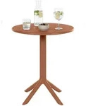 CLP Tisch Lacota rund 60 cm Kunststoff HBT: 76x60x60 cm terracotta