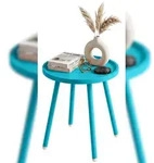 CLP Beistelltisch Busan &Oslash; 40 Kunststoff HBT: 45x40x40 cm blau