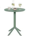 CLP Tisch Lacota rund 60 cm Kunststoff HBT: 76x60x60 cm oliv