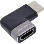 InLine&reg; HDMI Adapter, HDMI A Stecker / Buchse, 90&deg; rechts, 8K UHD