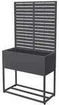 ML-Design Kaminholzregal Au&szlig;en Brennholzregal mit Pflanzkasten, Holzstapelhilfe