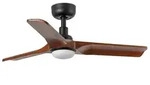 Faro DC Deckenventilator Heywood S Schwarz mit LED & Fernbedienung 90