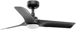 Faro DC Deckenventilator Hey Schwarz mit LED & Fernbedienung 90