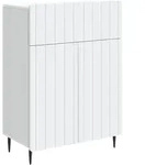 vidaXL Sideboard Wei&szlig; 66 x 34,5 x 92 cm Holzwerkstoff