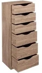 FIVE Archivregal mit 6 Schubladen in Holzfarbe