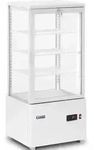 Royal Catering K&uuml;hlvitrine - 78 L - - 4 Ebenen - wei&szlig; - abschlie&szlig;bar