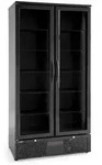 K&uuml;hlschrank mit doppelter T&uuml;r auf der R&uuml;ckseite, Arktic, 384L, Schwarz,