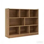COSTWAY B&uuml;cherregal mit 8 F&auml;chern, Stehregal mit 3 Ebenen, W&uuml;rfelregal,