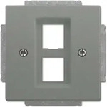Busch-Jaeger Zentralscheibe gr/metal 2561-02-803 2CKA001753A0316