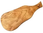 Servierbrett (nicht rustikal) mit Griff (L34 cm)