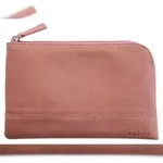 Rhodiarama Etui aus Kunstleder mit Rei&szlig;verschluss, 11x17 cm - Rosenholz 116529C