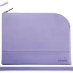 Rhodiarama Etui aus Kunstleder mit Rei&szlig;verschluss, 21x28 cm - Schwertlilie...