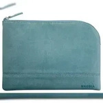 Rhodiarama Etui aus Kunstleder mit Rei&szlig;verschluss, 16x22 cm - Wassergr&uuml;n...