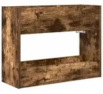 vidaXL Sonnenschirmhalter Ger&auml;ucherte Eiche 65 x 24 x 50 cm