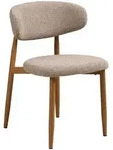 Ebuy24 Cara Esszimmerstuhl sandfarben, EichenDekor. 2er Set