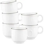 Seltmann Weiden Sento Home Pure Lines Cappuccinotasse 300 ml 6er Set - Chocolate