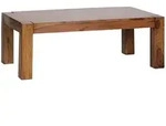 KADIMA DESIGN Couchtisch Massiv-Holz Sheesham 110cm breit Wohnzimmer-Tisch...