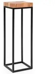 KADIMA DESIGN Beistelltisch 30 x 97 x 30 cm WL5.654 Akazie Metall Anstelltisch...